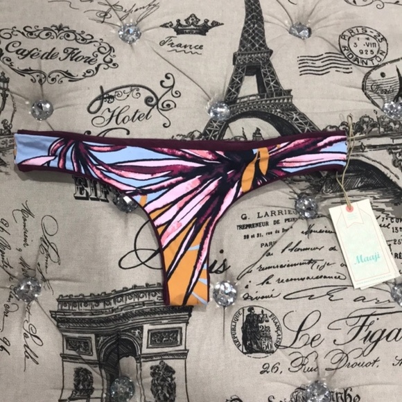 Maaji Beach Plum Sublime Cheeky Bikini Bottom - Picture 6 of 8